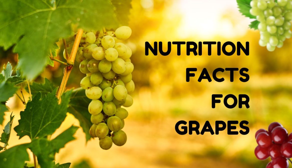 nutrition facts for grapes